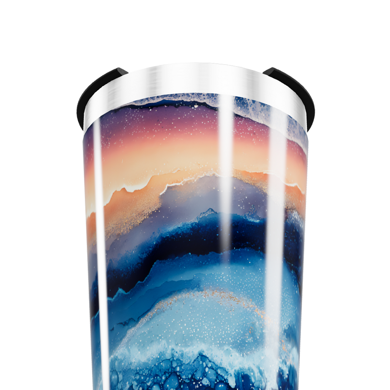 Copo Térmico - Estampa Paisagem Azul