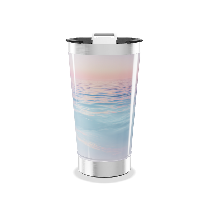 Copo Térmico - Estampa Oceano Pastel