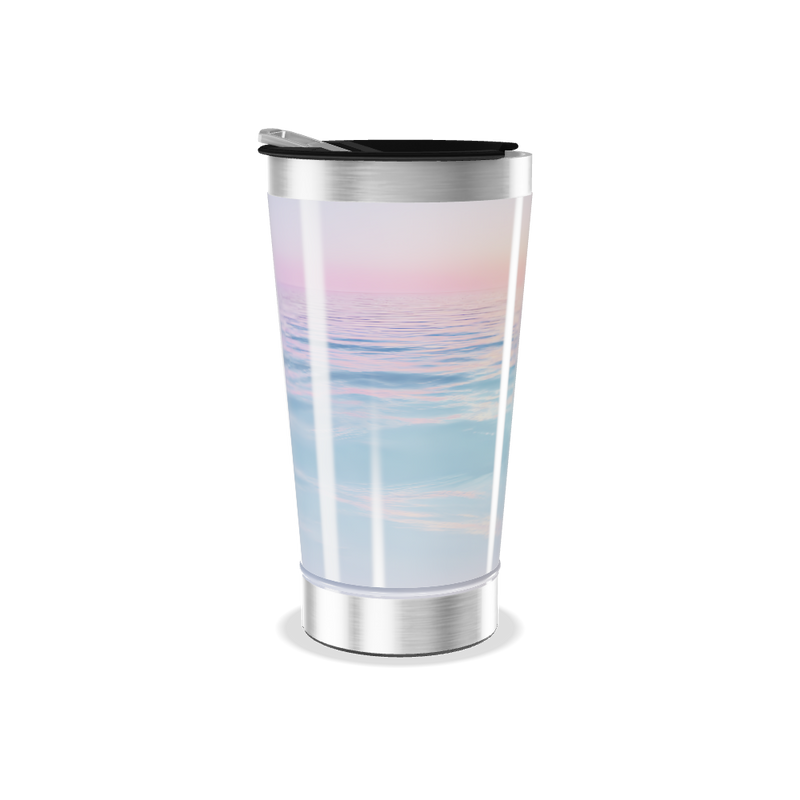 Copo Térmico - Estampa Oceano Pastel