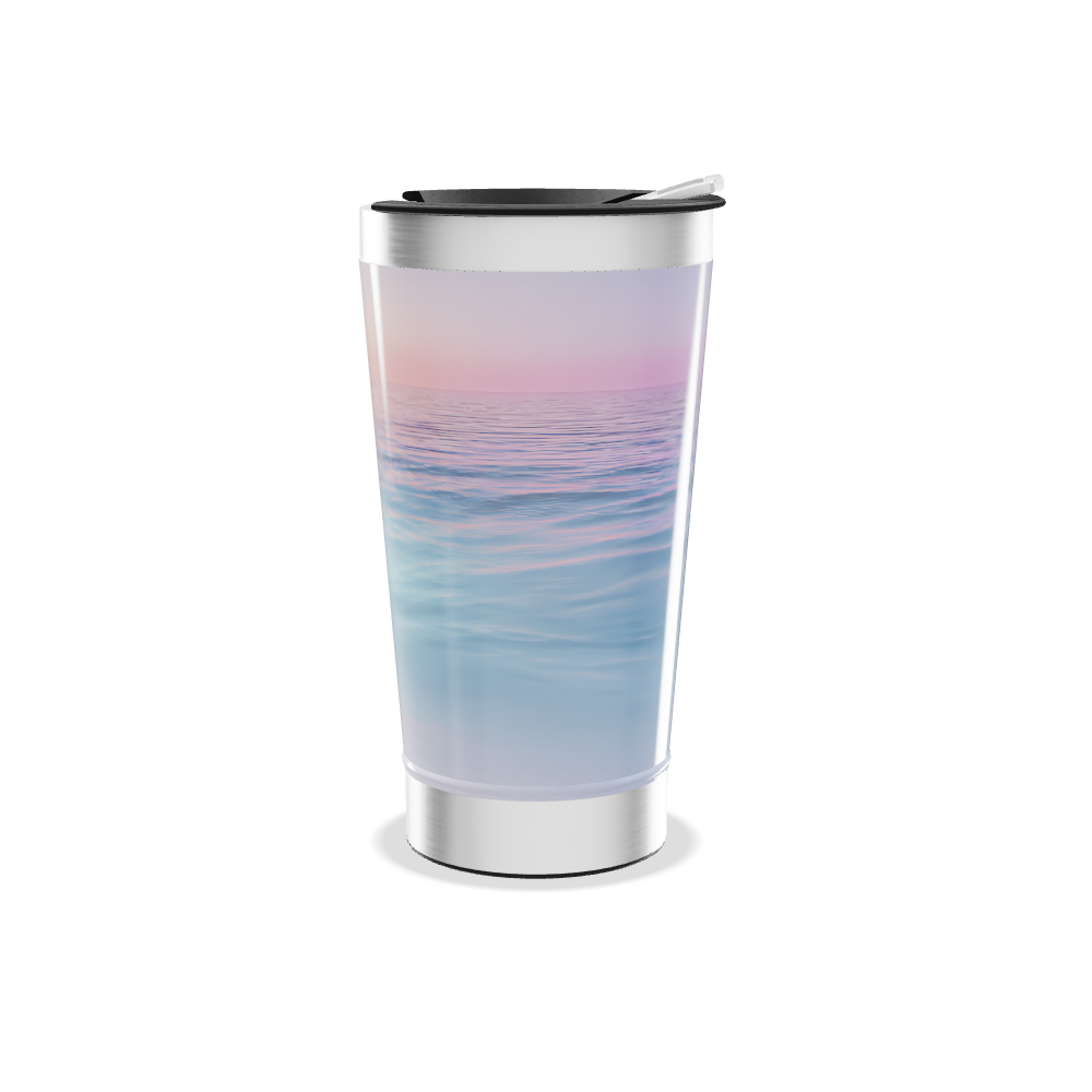 Copo Térmico - Estampa Oceano Pastel