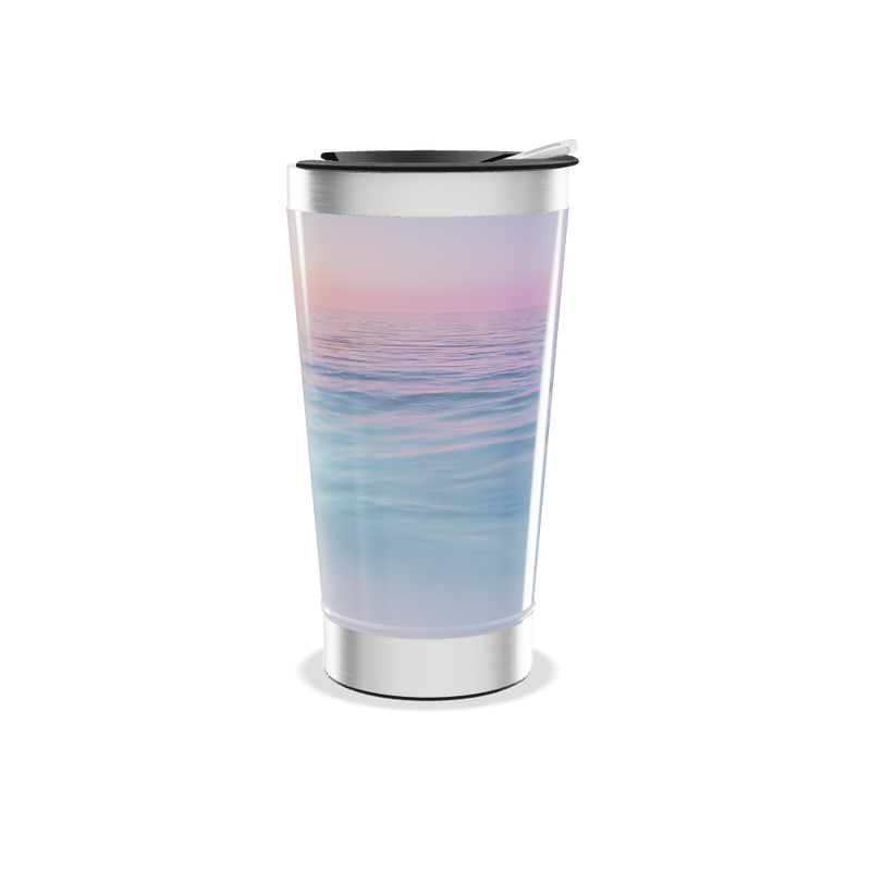 Copo Térmico - Estampa Oceano Pastel