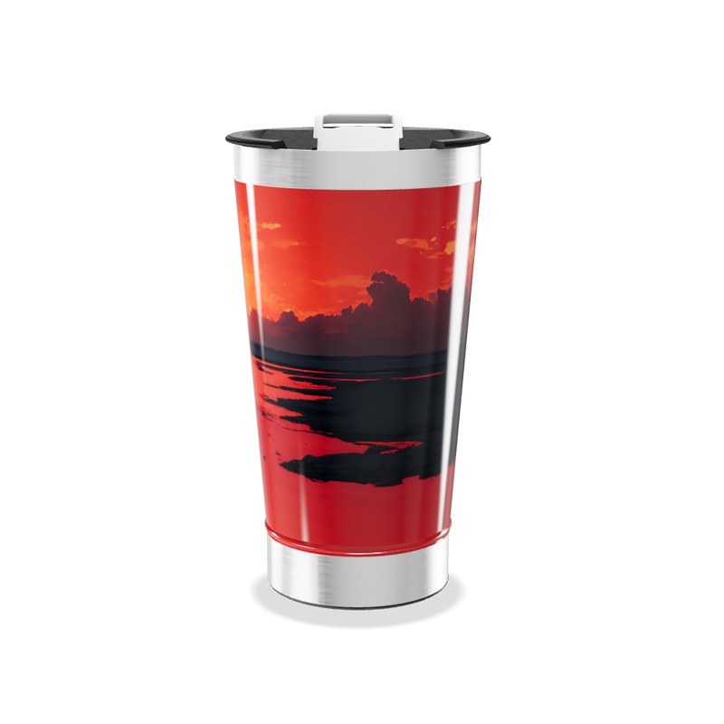 Copo Térmico - Estampa Pôr do Sol