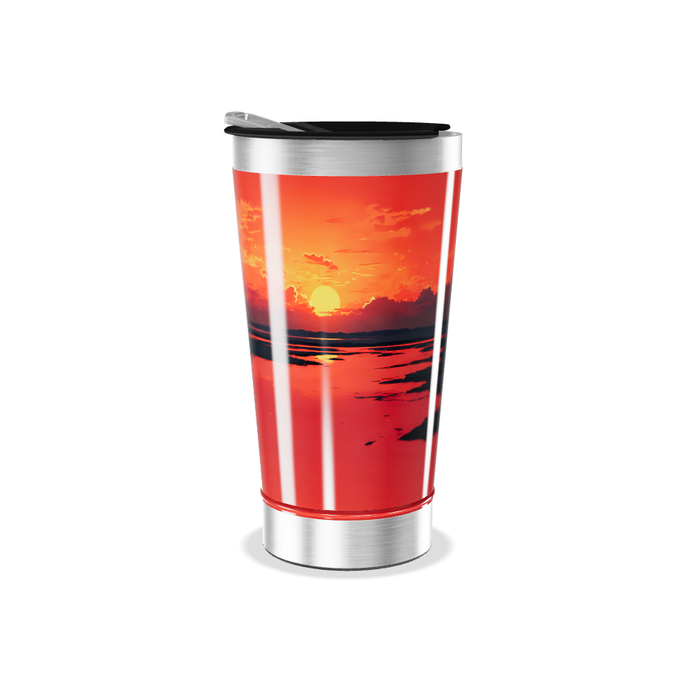 Copo Térmico - Estampa Pôr do Sol