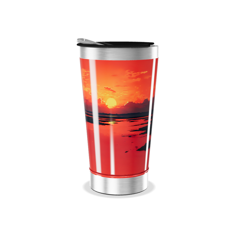 Copo Térmico - Estampa Pôr do Sol