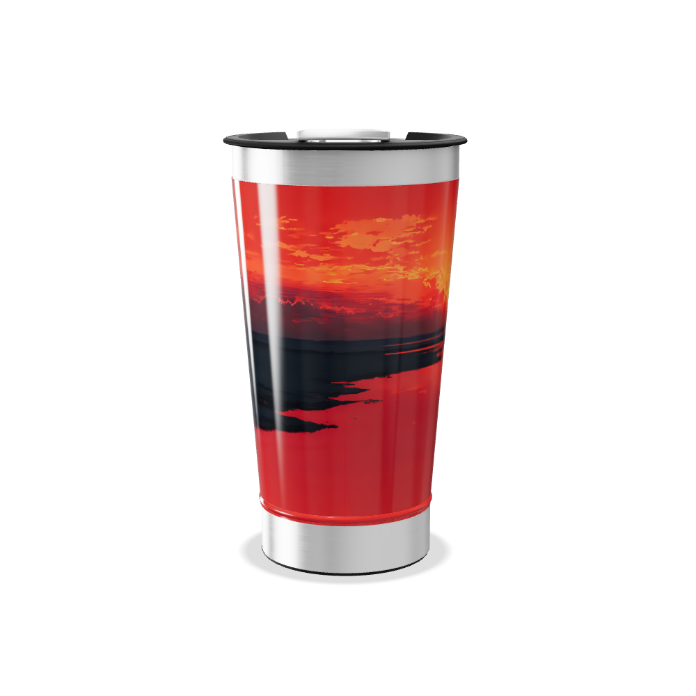 Copo Térmico - Estampa Pôr do Sol