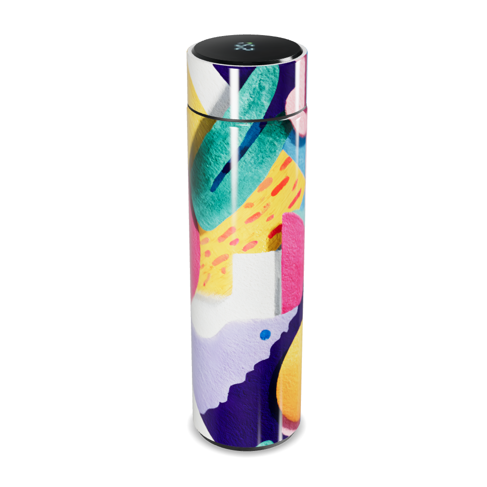 Garrafa Térmica Touch - Estampa Colorida