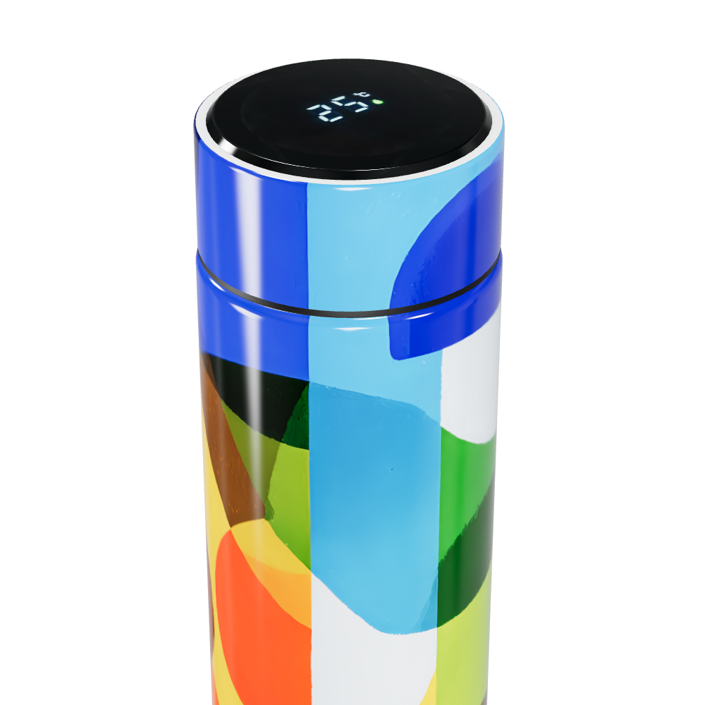 Garrafa Térmica Touch - Estampa Colorida