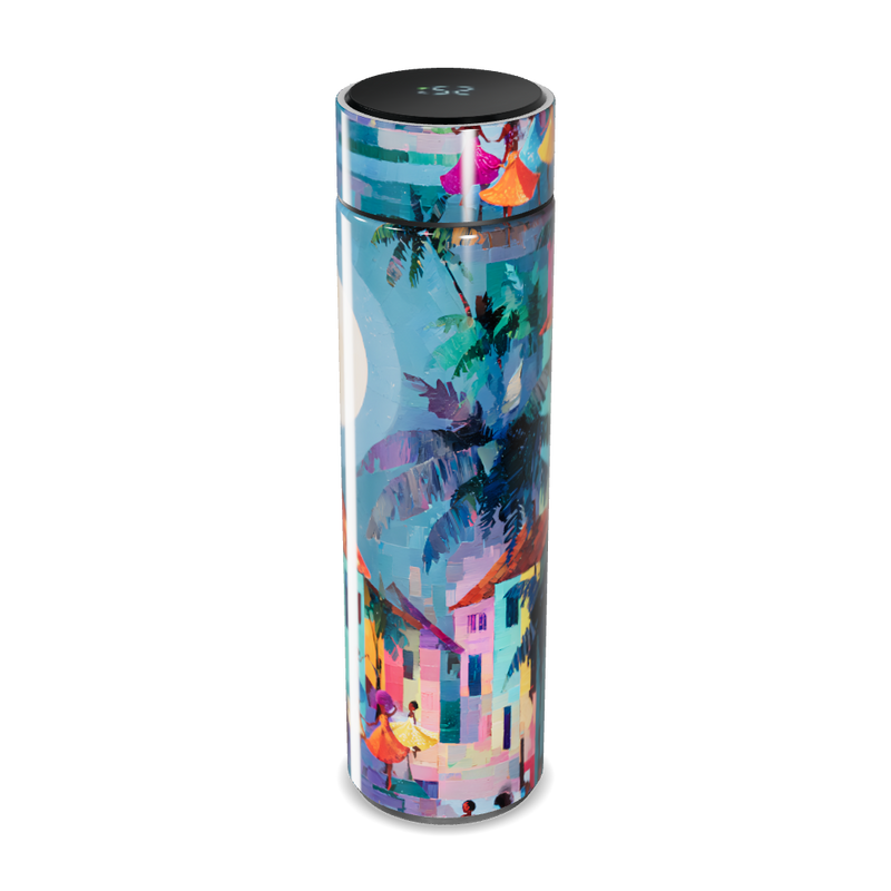 Garrafa Térmica Touch - Estampa Tropical