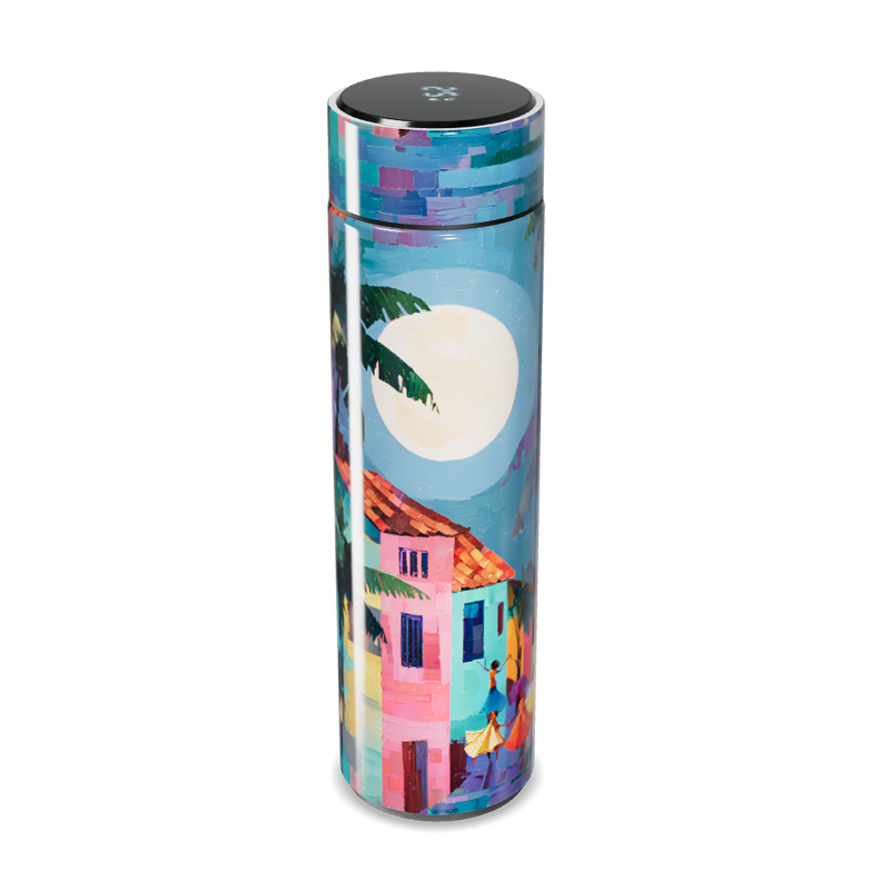 Garrafa Térmica Touch - Estampa Tropical