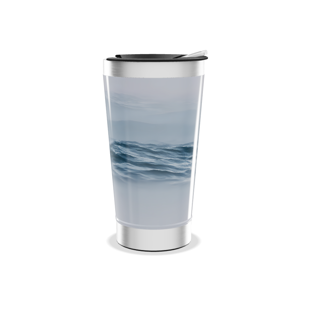 Copo Térmico - Estampa Oceano Aço Inox