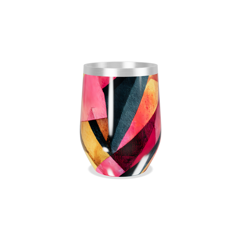 Copo Térmico Slim - Estampado Colorido Inox