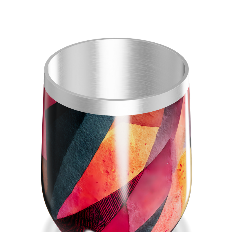 Copo Térmico Slim - Estampado Colorido Inox