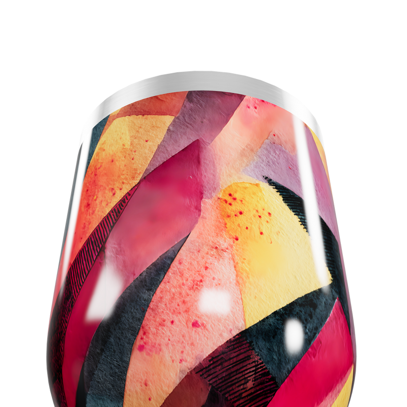 Copo Térmico Slim - Estampado Colorido Inox