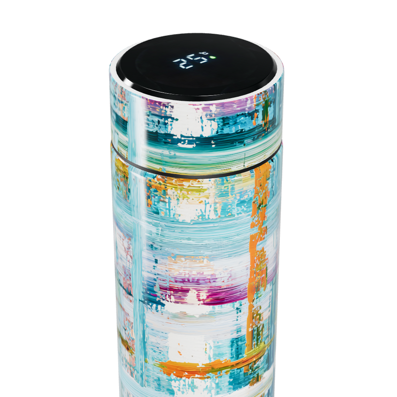 Garrafa Térmica Touch - Estampa Colorida