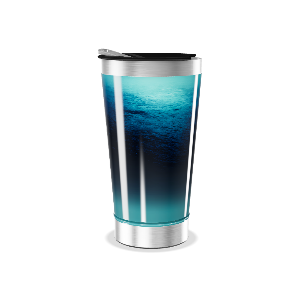 Copo Térmico - Gradiente Azul Inox