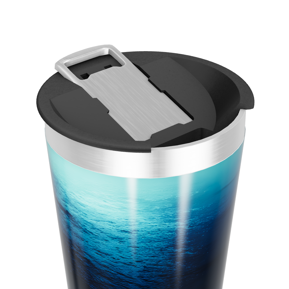 Copo Térmico - Gradiente Azul Inox