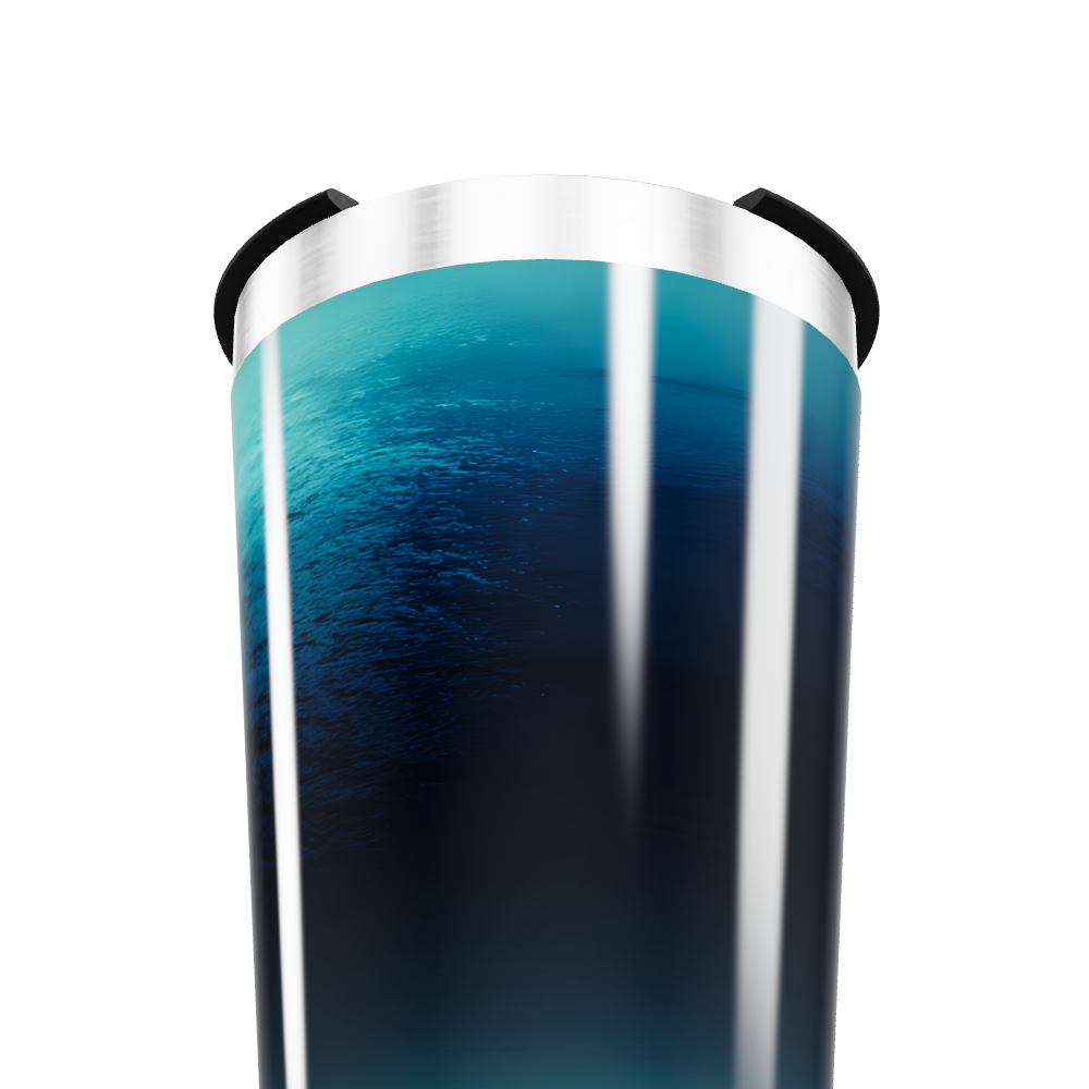 Copo Térmico - Gradiente Azul Inox