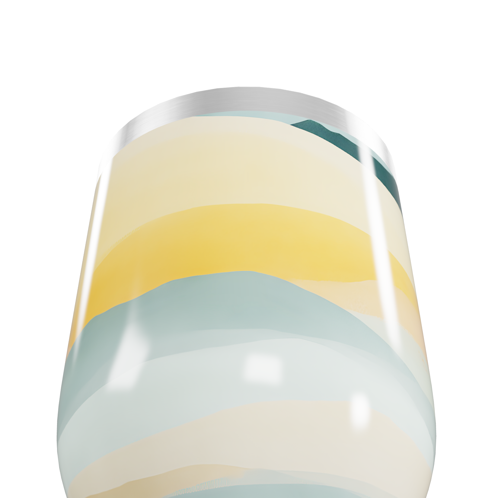 Copo Térmico Slim - Estampado Cores Pastel