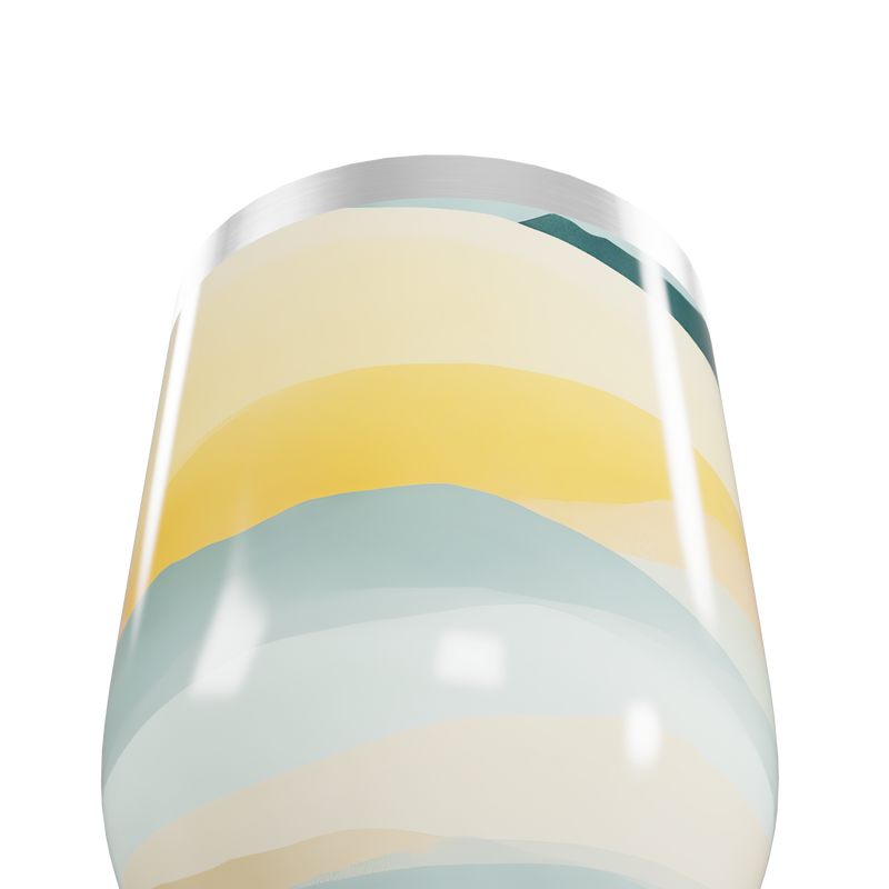 Copo Térmico Slim - Estampado Cores Pastel