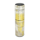 Garrafa Térmica Touch - Amarela com Estampa Quadriculada