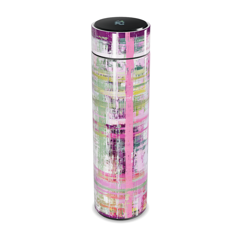 Garrafa Térmica Touch - Colorida com Estampa Abstrata