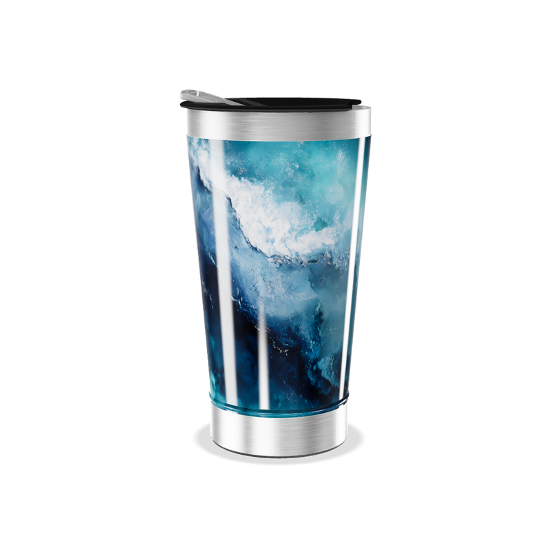 Copo Térmico - Azul Marinho Aço Inox