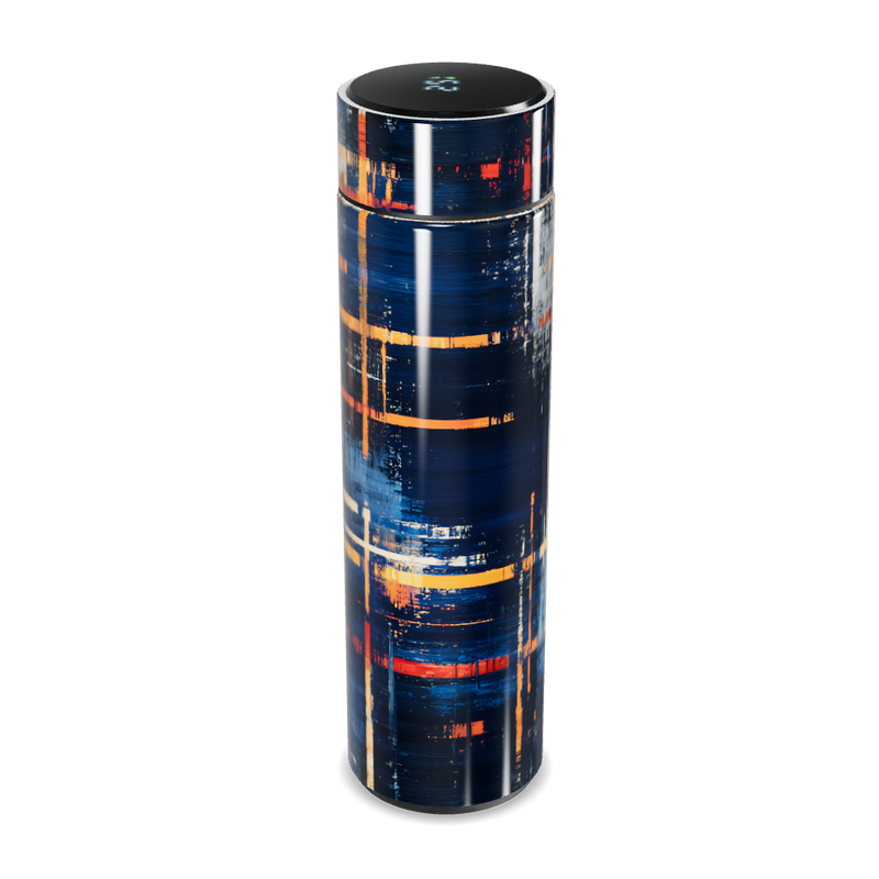 Garrafa Térmica Touch - Estampa Abstrata Colorida