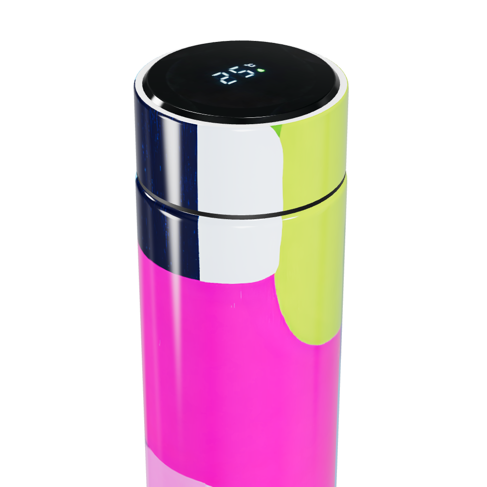 Garrafa Térmica Touch - Colorida com Display Digital