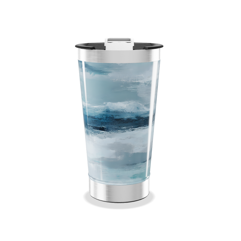 Copo Térmico - Estampa Oceano Azul
