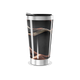 Copo Térmico - Preto com Estampa de Linhas