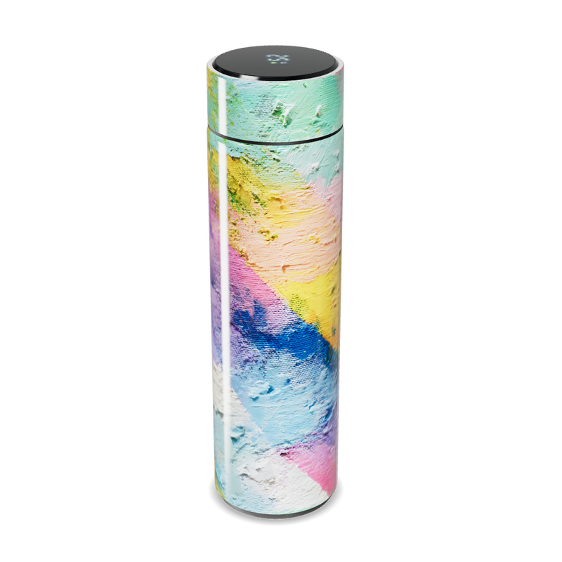 Garrafa Térmica Touch Colorida Abstrata