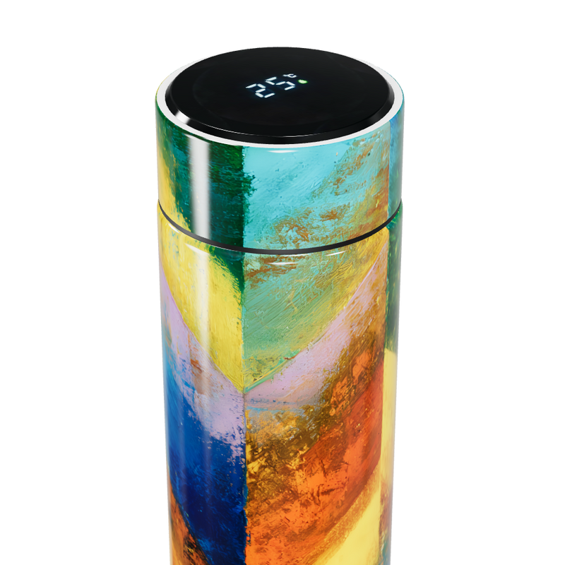 Garrafa Térmica Touch - Estampa Colorida Digital