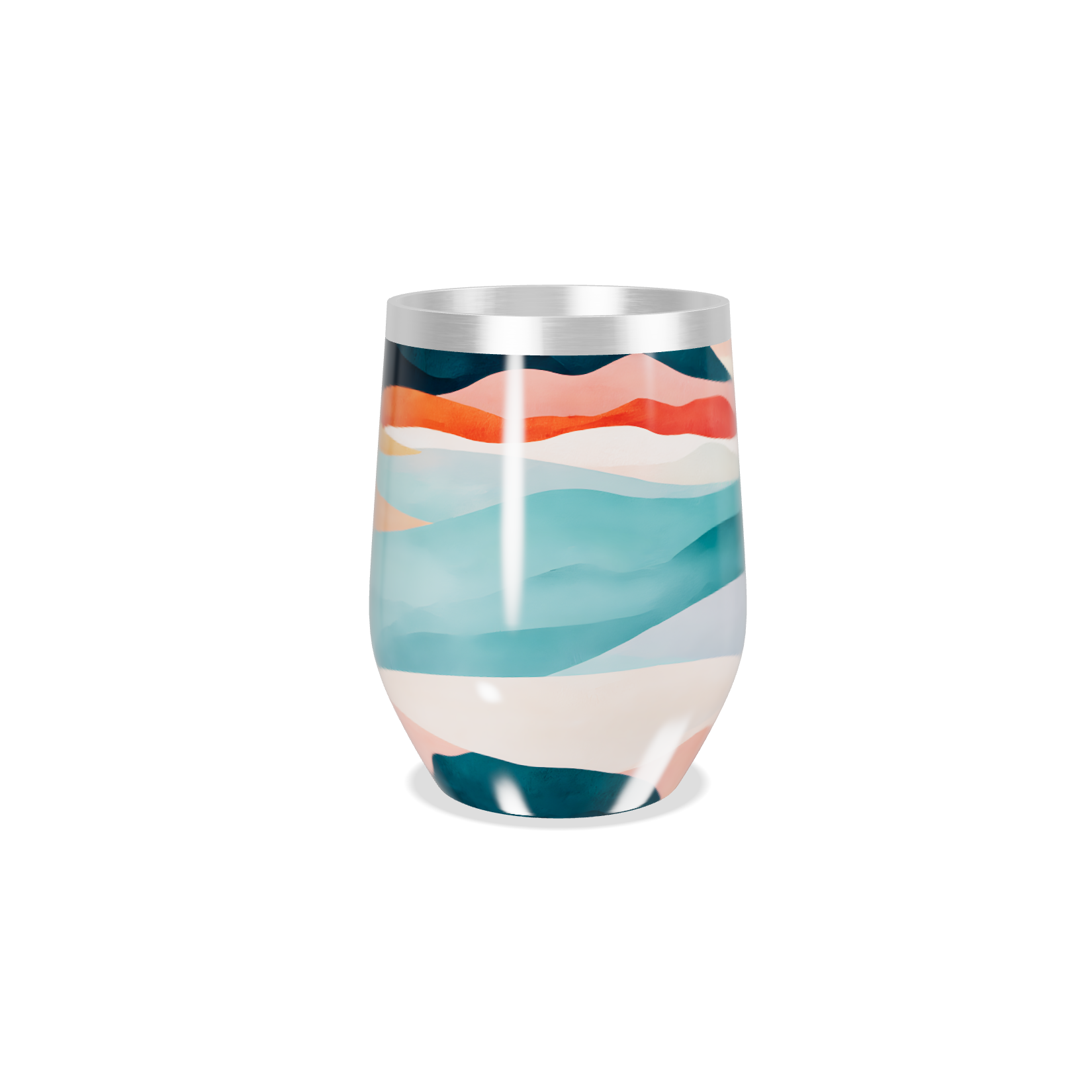 Copo Térmico Slim - Estampa Colorida Aço Inox