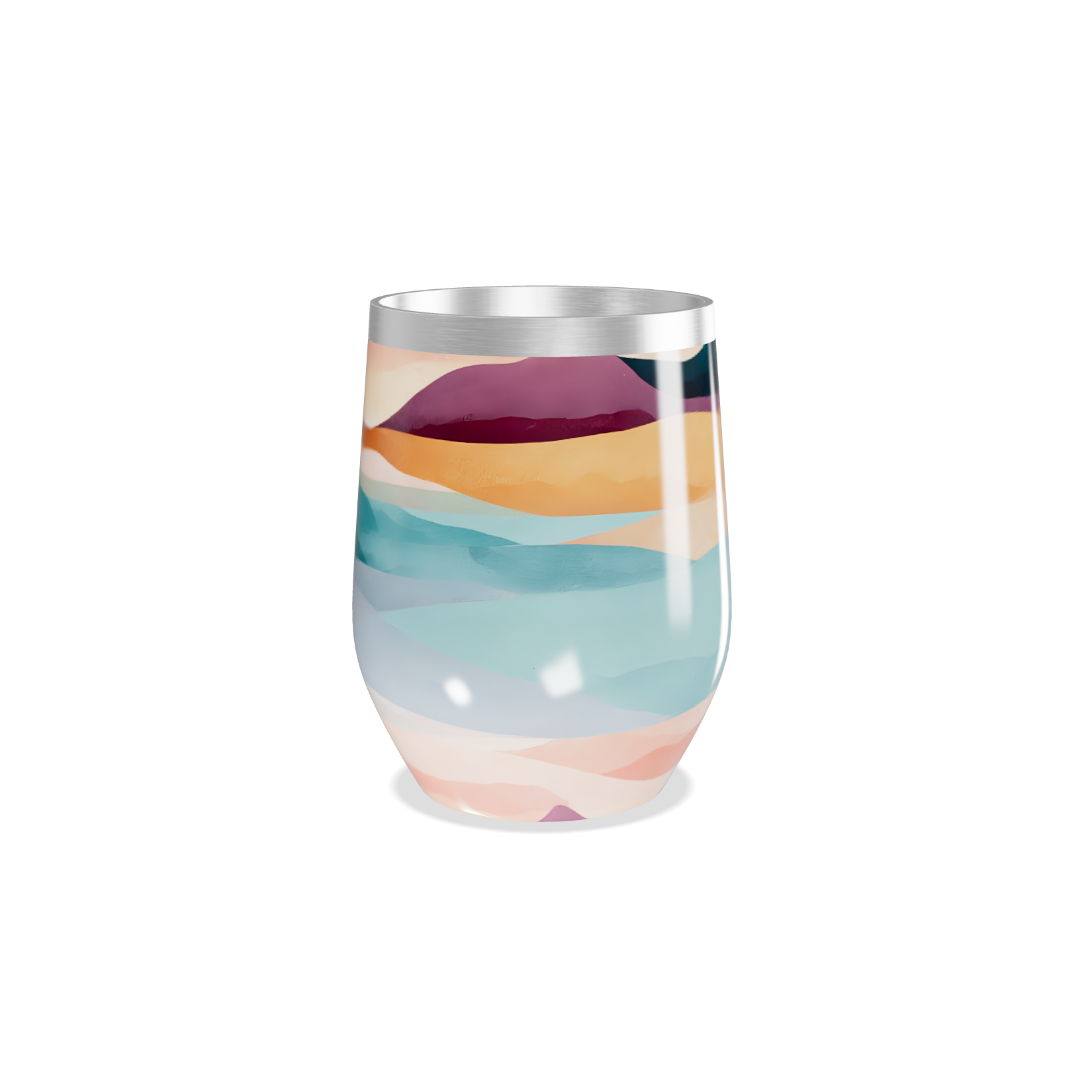 Copo Térmico Slim - Estampa Colorida Aço Inox