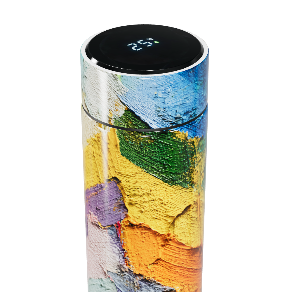 Garrafa Térmica Touch - Estampa Colorida