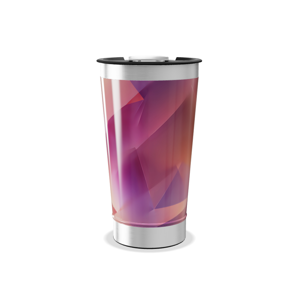 Copo Térmico - Geométrico Colorido Inox