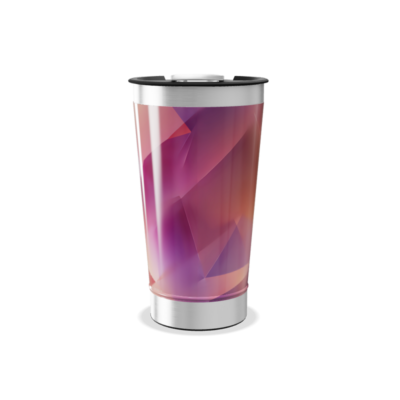 Copo Térmico - Geométrico Colorido Inox