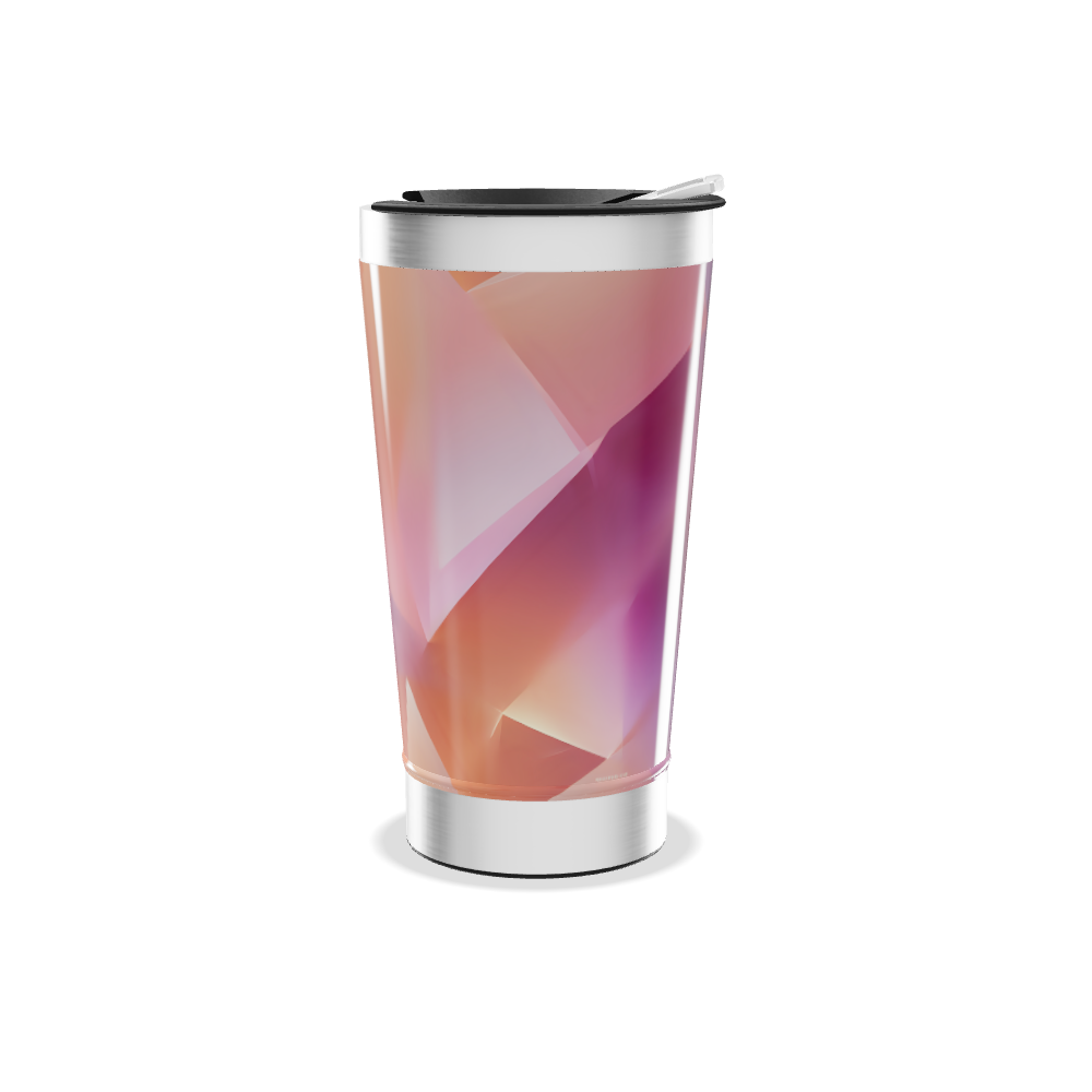 Copo Térmico - Geométrico Colorido Inox