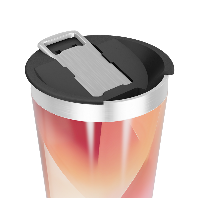 Copo Térmico - Geométrico Colorido Inox