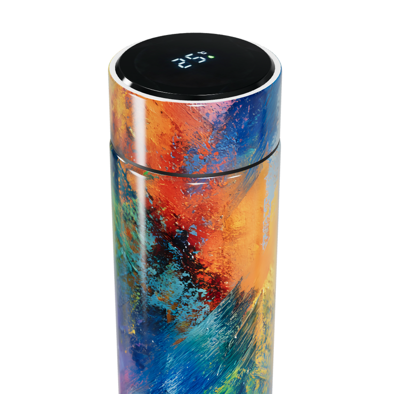 Garrafa Térmica Touch - Colorida com Display