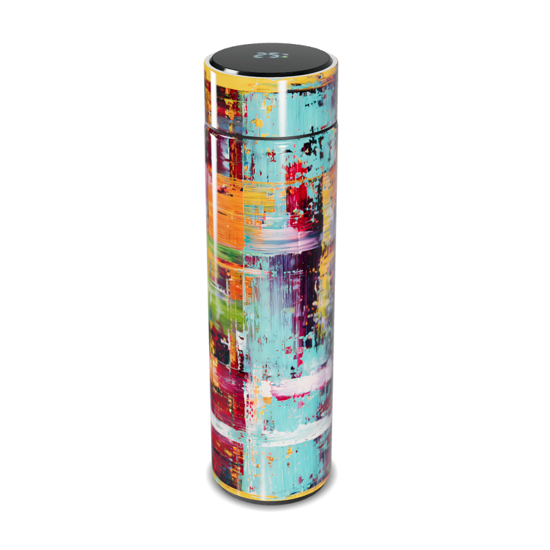 Garrafa Térmica Touch - Colorida Abstrata