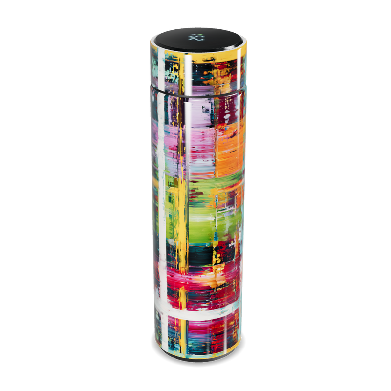 Garrafa Térmica Touch - Colorida Abstrata