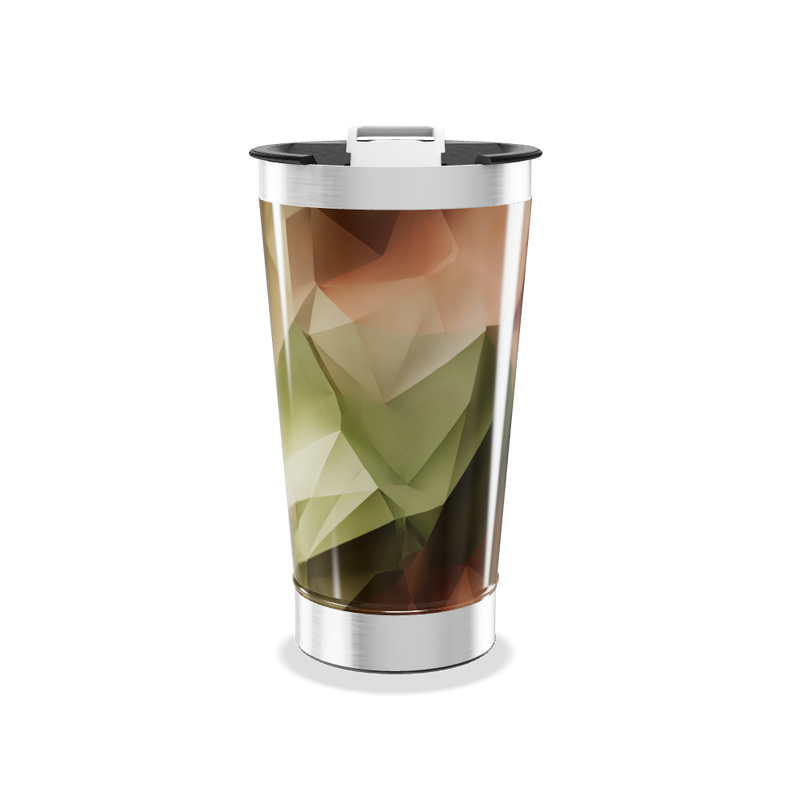 Copo Térmico - Estampa Geométrica Colorida