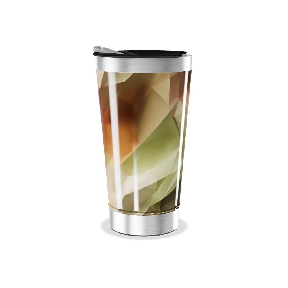 Copo Térmico - Estampa Geométrica Colorida