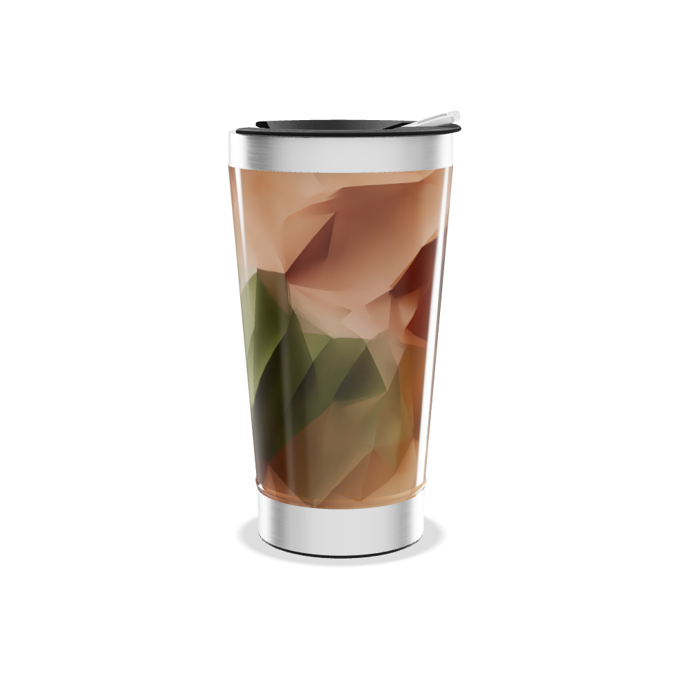 Copo Térmico - Estampa Geométrica Colorida