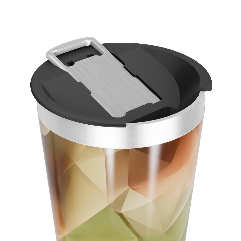 Copo Térmico - Estampa Geométrica Colorida