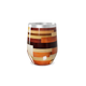 Copo Térmico Slim - Listras Coloridas Madeira