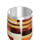 Copo Térmico Slim - Listras Coloridas Madeira