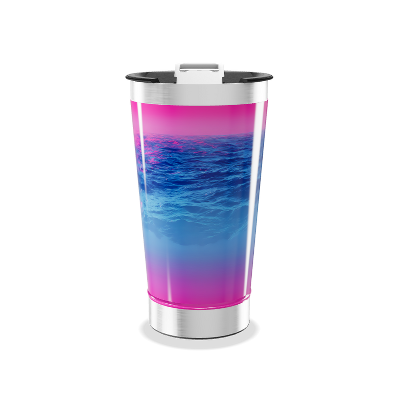 Copo Térmico - Gradiente Rosa Azul
