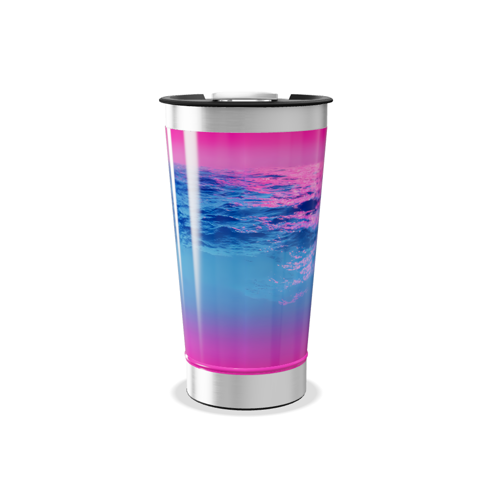 Copo Térmico - Gradiente Rosa Azul